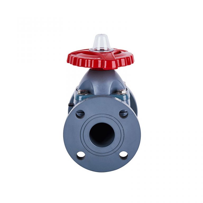 Jaeger Flange Diaphragm Valve Plastic Valve Cpvc